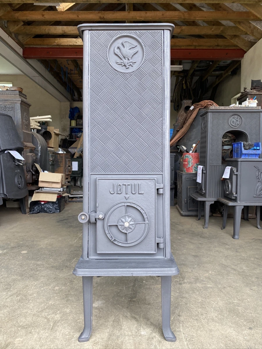 Jotul 606 Classic Cast Iron Wood Burning Stove Matt Black 5” Rear Flue Exit  #2 | eBay