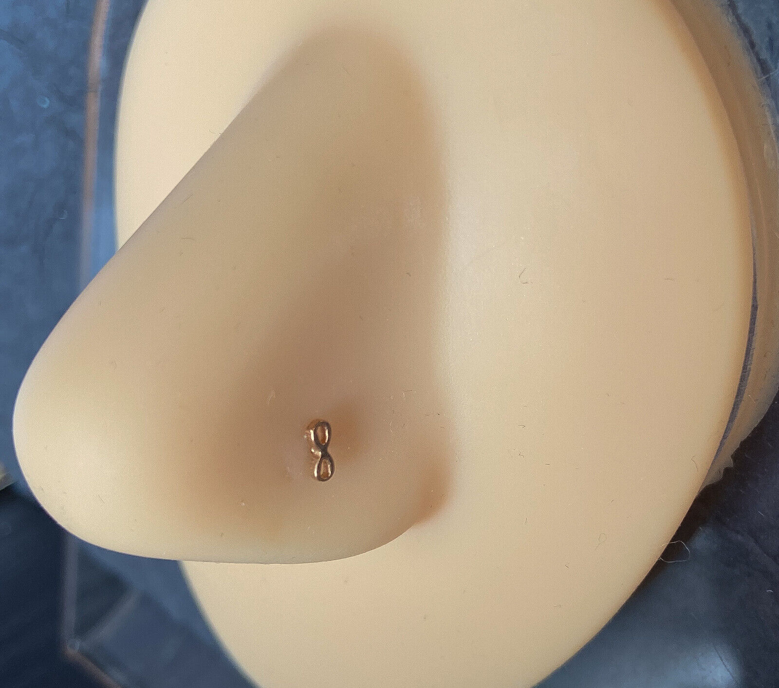 3pcs Infinity Style L-Bend Nose Rings 316L Surgical Steel Ion Plated