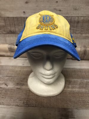 UCLA Bruins cap hat RARE Adjustable SAMPLE Unique Adidas Blue Yellow Nice!  