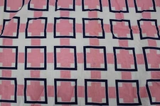 Feed Flour Sack Fabric Pink White Black Squares Opened Printed Bag Original