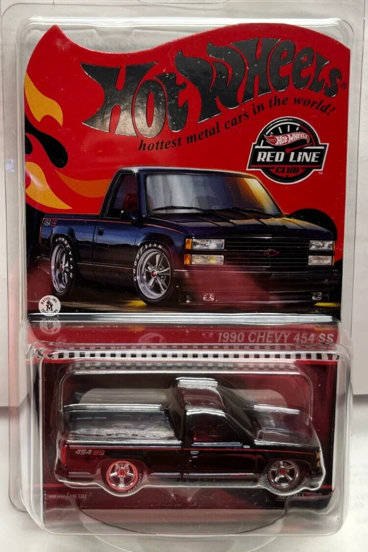 Hot Wheels 2022 Red Line Club RLC True Black 1990 Chevy 454 SS 