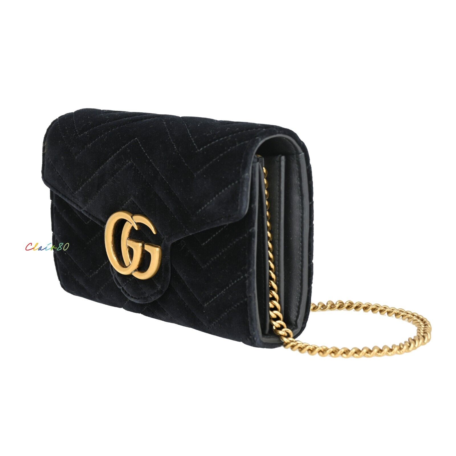 Gucci Red GG Marmont Mini Velvet Bag - Farfetch