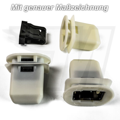 2x Plastic Bracket Clips Rear seat bench rear seat Audi A4 8K A5 A6 A7 Q7 VW UP - Picture 1 of 1
