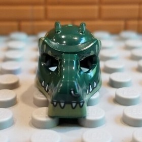 Lego Chima Cragger's Command Ship (70006) Dark Green Crocodile Mask Headgear 