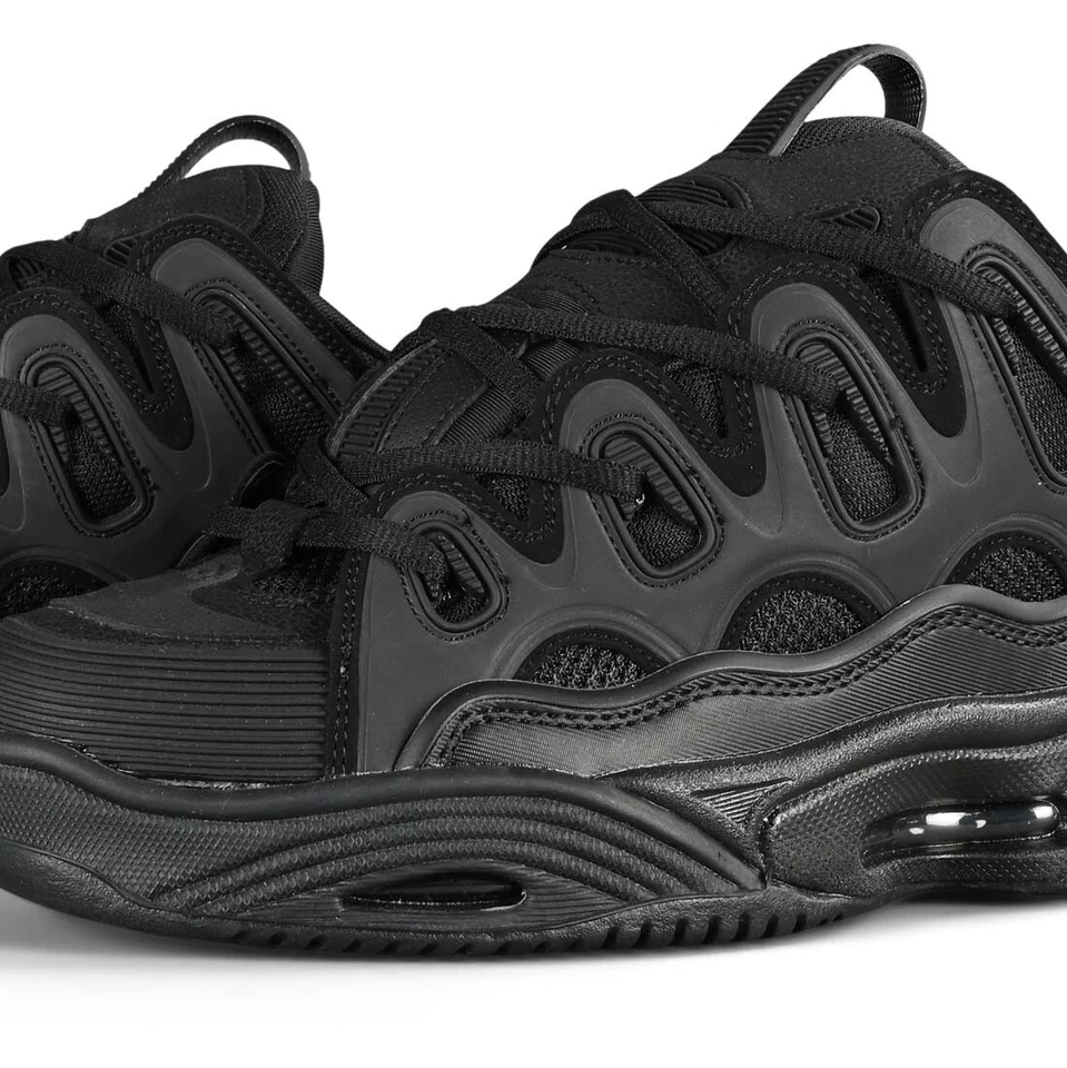 Zapatos De Patinaje Osiris D3 2001 - Negro/Negro/Negro - Imagen 3 de 4