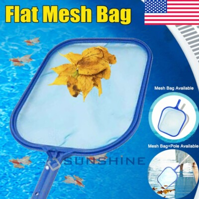 #ad Swimming Pool Leaf Rake Mesh Hot Tub Spa Cleaning Net Leaves Skimmer Tools Clean