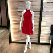 Women Formal Polyester Bridesmaid Party Evening Prom Gown Dress Gift