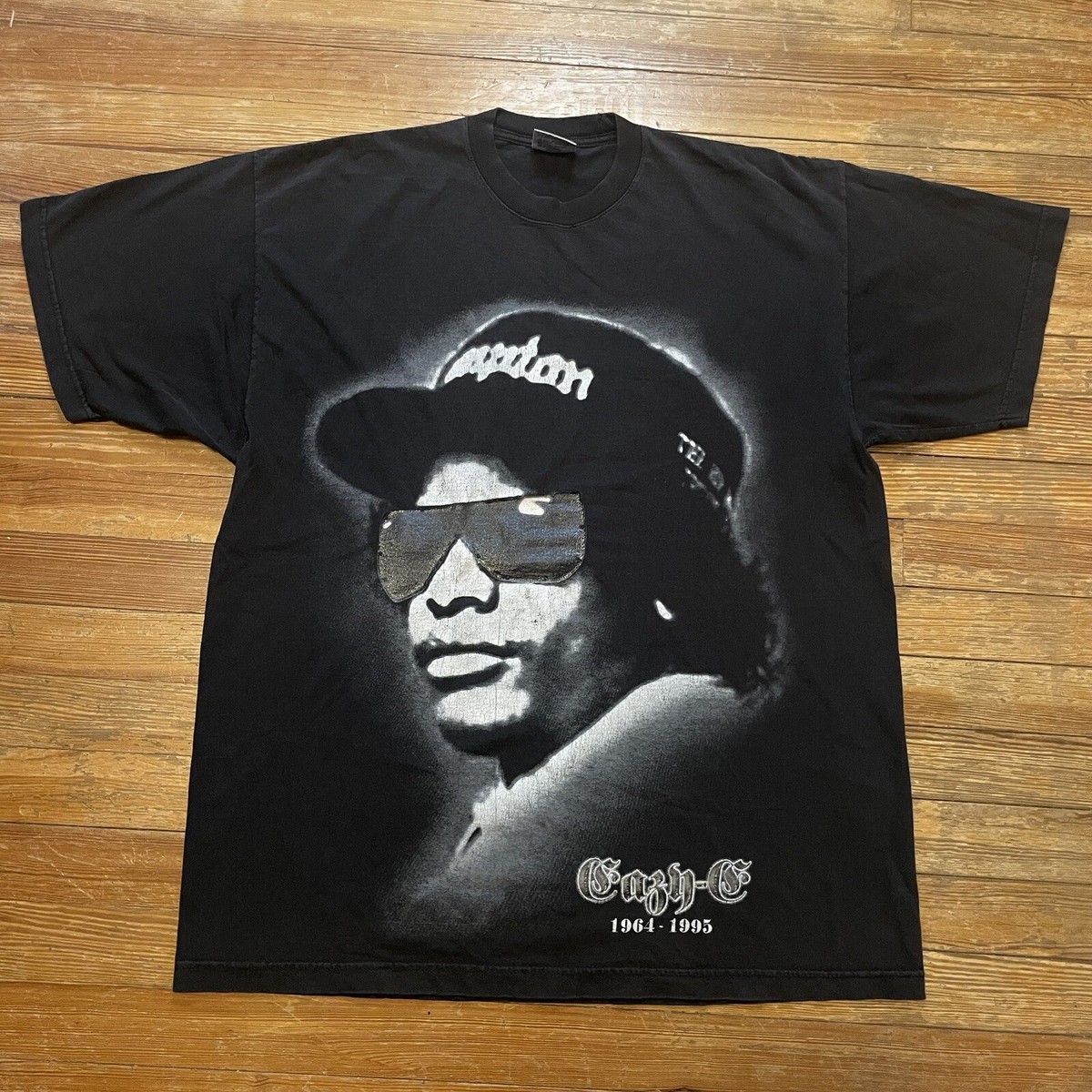 Vintage 90s Eazy E T Shirt Size XL NWA Memorial Rap Tee Hip Vintage 90s Eazy E T Shirt Size XL NWA Memorial Rap Tee Hip