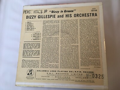 DIZZY GILLESPIE - Dizzy In Greece ~ COLUMBIA 10144 {uk orig} w/Lee