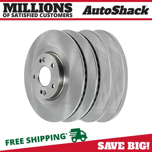 Front & Rear Brake Rotors Set of 4 for Kia Sorento Hyundai Santa Fe