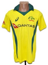 AUSTRALIA NATIONAL CRICKET TEAM SHIRT ASICS SIZE S ADULT
