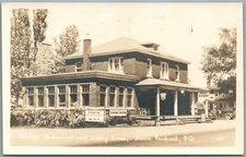 DORION VAUDREUIL CANADA RESTAURANT ANTIQUE REAL PHOTO POSTCARD RPPC