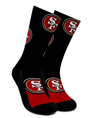 San Francisco 49ers Socks Unisex One Size Fits Most NFL Football Teams