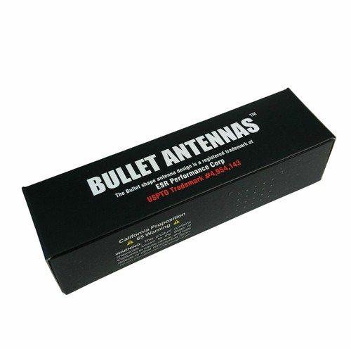 BLACK 223 CALIBER BULLET SHORT SCREW IN ANTENNA 3" FOR 07-15 JEEP WRANGLER JK - Picture 4 of 6