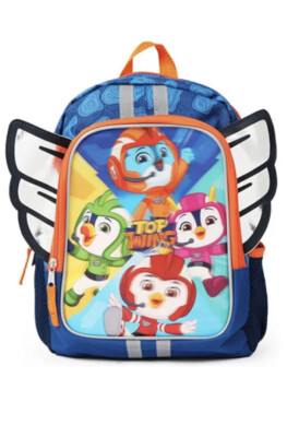 New Top Wing 3D Backpack for Boys - 12 inch - School Bag for Elementary Boys