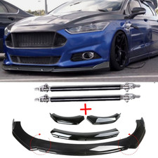 Front Bumper Lip Part Accessories Splitter Spoiler For Ford Fiesta Stse M
