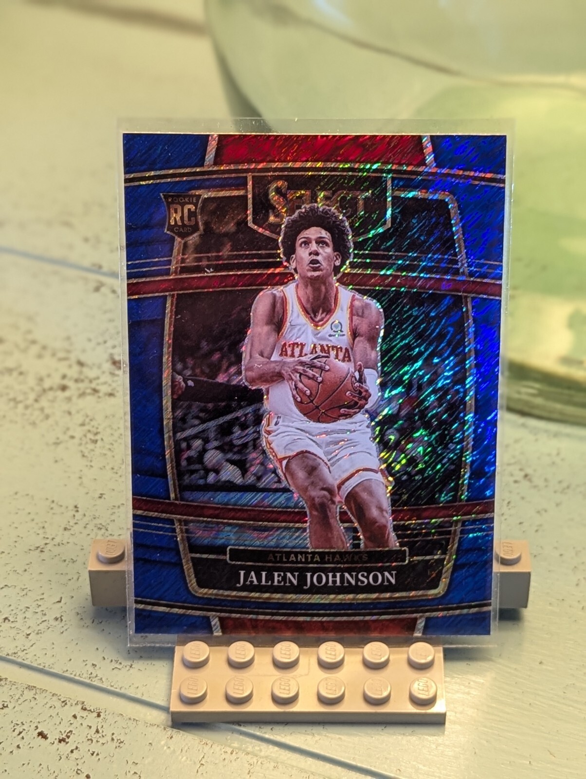 2021-22 Select Jalen Johnson RC Blue Shimmer #17