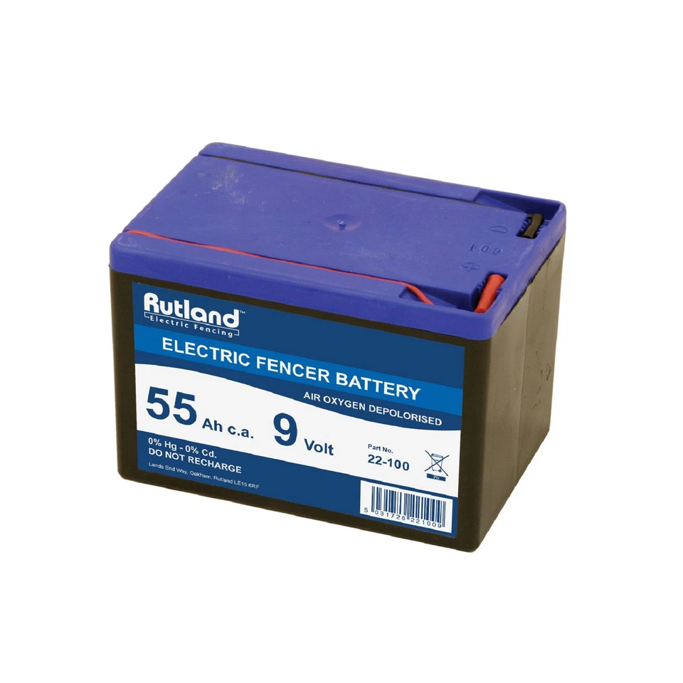 Energizer Battery 9V 55Ah Electric Fencing Internal Battery Dry Battery