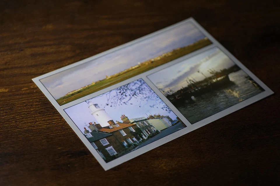 Postcard Southwold Seaside Town Harbour Lighthouse Suffolk Beach Huts Pier Sea - Image 4 of 4
