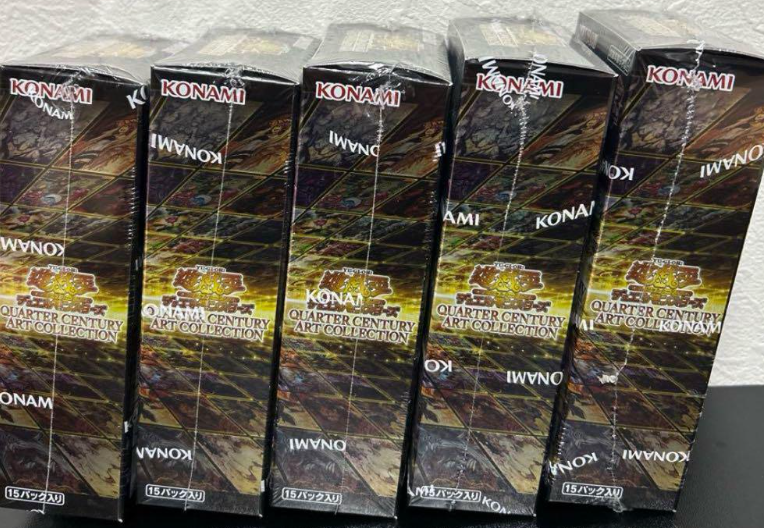 遊戯王 QUARTER CENTURY ART COLLECTION 5BOX Yu-Gi-Oh Quarter Century Art Collection 25th Anniversary
