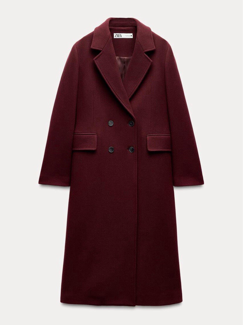 ALTRA CAPPOTTO MISTO LANA ZARAZW COLLECTION BORDEAUX NUOVO FW24 25 TAGLIE S 9231 756