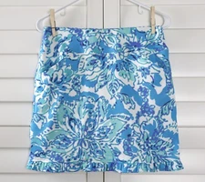 JEAN-PIERRE KLIFA Paris NWT $99 Petronia Posies Skirt Shorts Skort Size Small