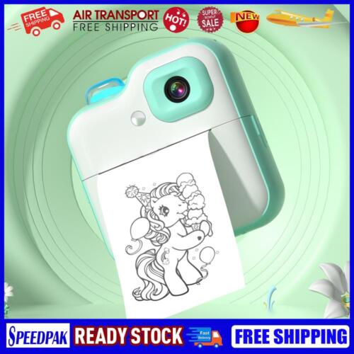 Kids Camera 2.0in IPS Screen Instant Print Camera for Girl Boy Aged 3-12(Green) - Foto 1 di 12