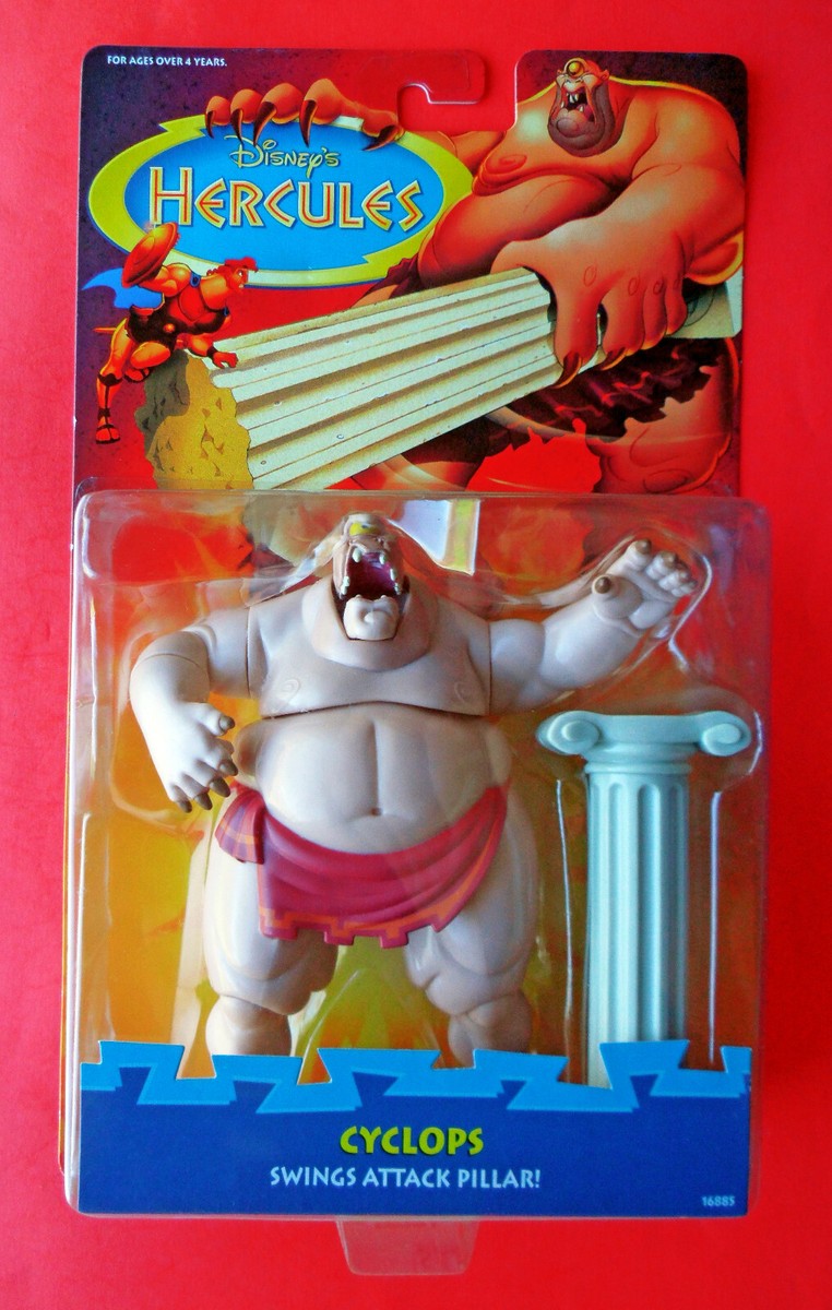 Disney's Hercules フィギュア Walt Disney Hercules CYCLOPS Swings Attack Pillar! Action