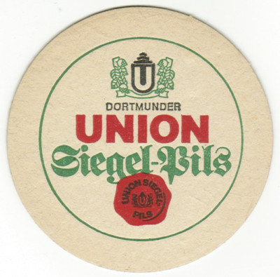 Bierdeckel Dortmunder Union-Brauerei Siegel-Pils ...