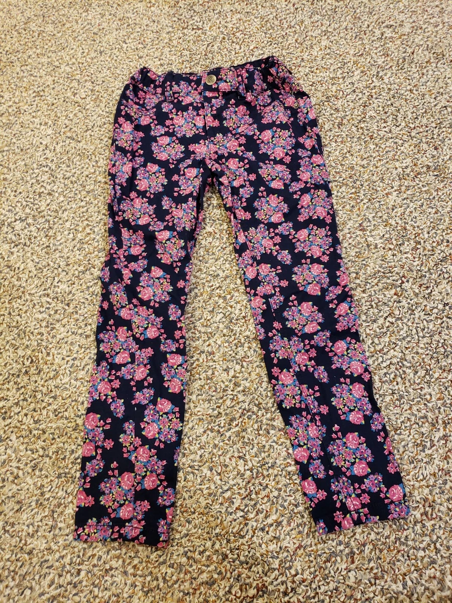 The Children's Place Girls Jeggings Size 6X/7 Stretch Floral Print Pink