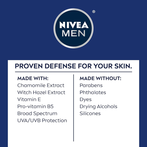 NIVEA Men Sensitive Gesichtslotion mit Breitspektrum LSF 15 Sonnencreme, 3er Pack - Bild 7 von 10