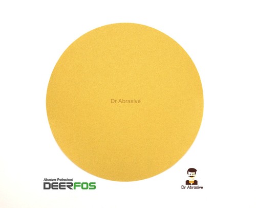 250mm 10" SANDING DISCS DEERFOS Sandpaper Pads Hook and Loop QUALITY & PRICE - Picture 2 of 4