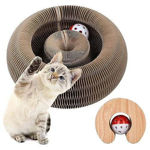 Tablero Rascador Para Gatos Fluffydream Magic Organ Almohadilla