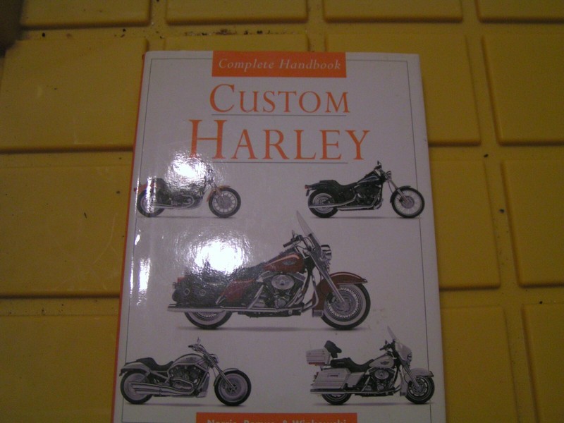 COMPLETE HANDBOOK CUSTOM HARLEY race bikes show bikes and much more cool book!!!