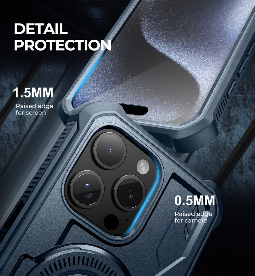 Dexnor Case for iPhone 12 13 14 15 Pro Max Plus with Magsafe Ring Kickstand - Image 3 of 4