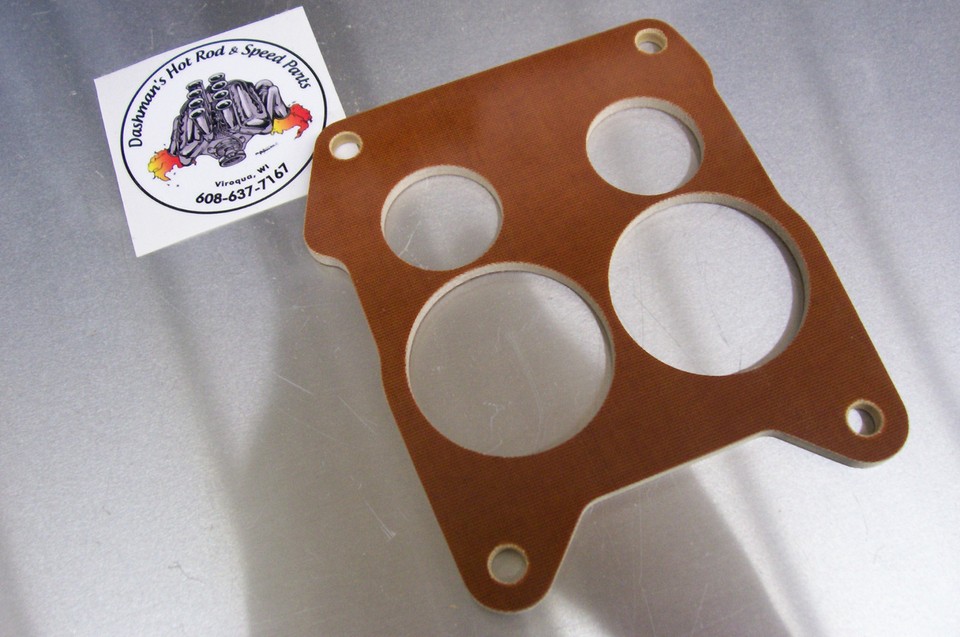 For Rochester Quadrajet Carburetor Phenolic Insulator Spacer Riser