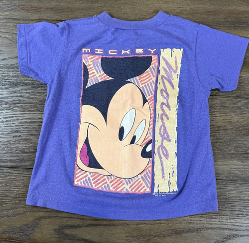 Vintage 1980s Mickey Mouse Disney Made in USA Single Stitch T Shirt Sz 5 - Picture 2 of 5