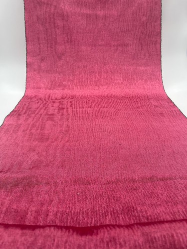 Pink Silk Moire Fabric By 2 Meters, Watermark Patterned, Multicolor Options. - Picture 5 of 12