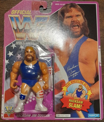WWF Hasbro Haksaw Jim Duggan Series 9 MOC...