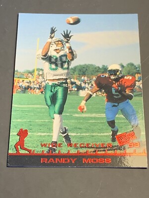 1998 Press Pass Red Foil Randy Moss HOF Rookie #5