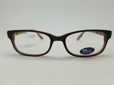 1 Unit New America USA Made Crystal Brown Eyeglass Frame 53-18-140 #357