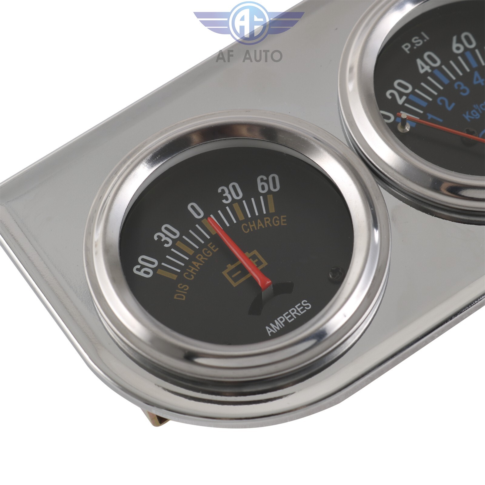 Auto Meter 5288 Triple Gauge Mount - Universal Dash Top Pod For Three 2-1/16" Gauges