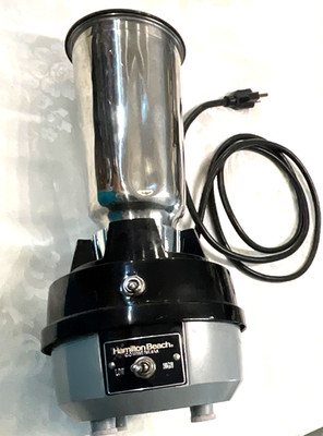 Hamilton Beach 909 Commercial Bar Blender/Mixer 1-2hp 32oz Stainless Steel Works