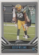 2019 Panini Playbook Rookies Platinum 9/49 Dexter Williams #146 0f6