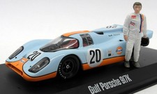 Greenlight Porsche 917k N 20 Team Gulf 24h Le Mans 1971 With Steve Mcqueen Figure 1:43 86435