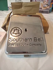 payphone vault door, Southern Bell , New , Chrome , Bellsouth, New Old Stock, G3