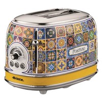 Ariete 155 Positano Toaster, 810W, 2 Slices, 6 Browning Levels, Crumb Tray
