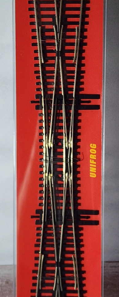 PECO SL-U8363 Unifrog DCC Friendly #6 Double Slip Switch Turnout HO Scale - Image 3 of 4