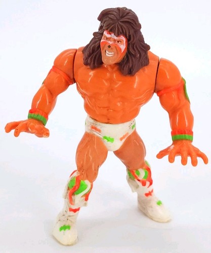 Broken WWF Hasbro Ultimate Warrior 1991 Series 2 V...