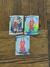 2025 Prizm WNBA #145 Lucy Olsen White Seismic Prizm Rookie + Silver Variation